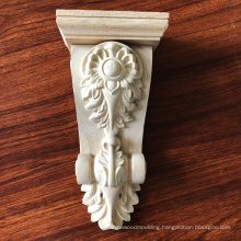 Decorative carved millwork wood roman corbel